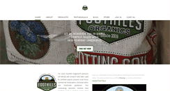 Desktop Screenshot of foothillsorganics.com